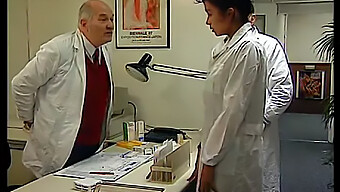 Doctor With Large Breasts Examines Vagina And Anus